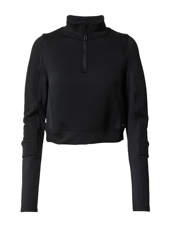 NIKE Camiseta funcional  gris plateado / negro