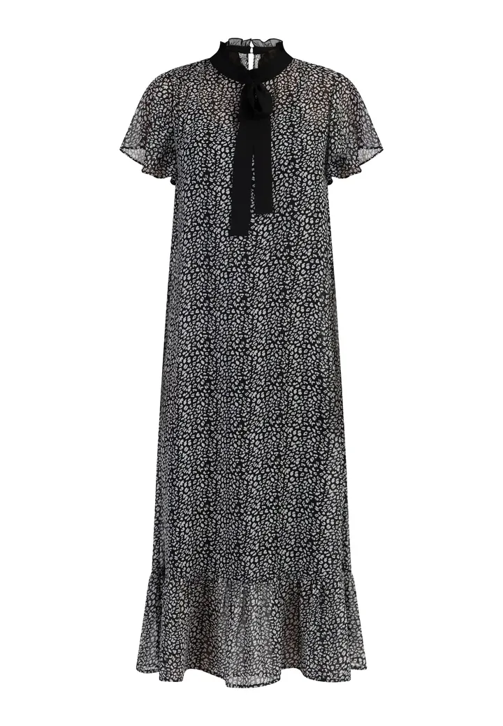 faina Vestido gris / negro