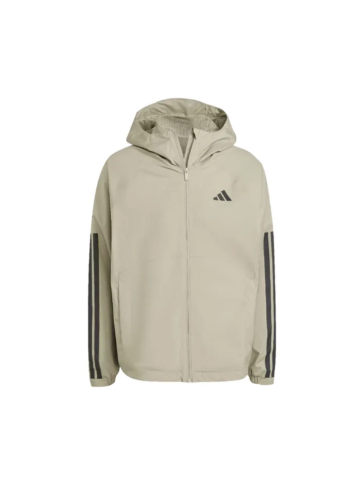 ADIDAS SPORTSWEAR Chaqueta deportiva 'ESS'  verde pastel / negro