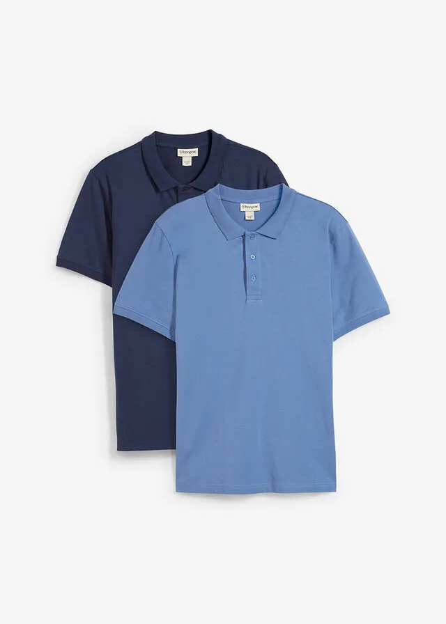 Polo de punto (2 unidades) de algodón orgánico puro