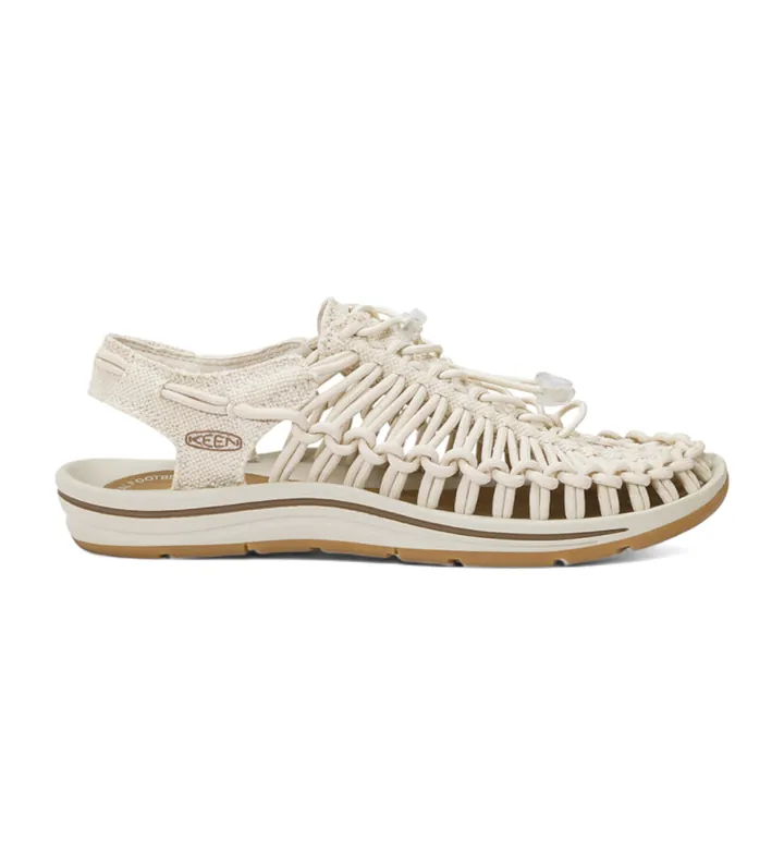 Keen para mujer. 1026231 Sandalias Uneek Canvas beige (37.5), Plano, Ninguno, Casual, Beachwear, Poliéster reciclado