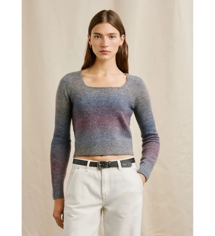 Pepe Jeans para mujer. PL7000069 Jersey Eloise gris (L), Casual, Poliéster