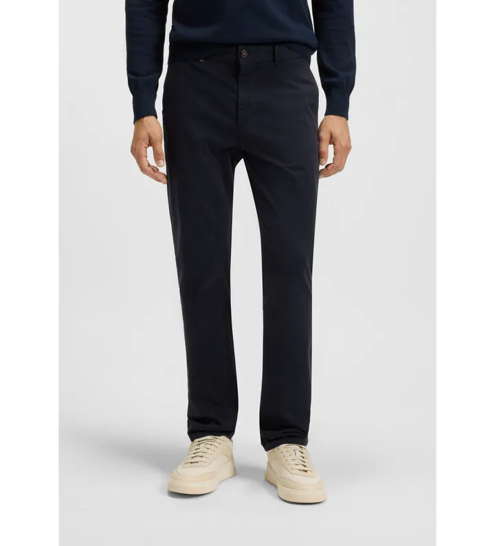 BOSS para hombre. 50510933 Pantalón Chino Slim marino (29/32), Casual, Algodón