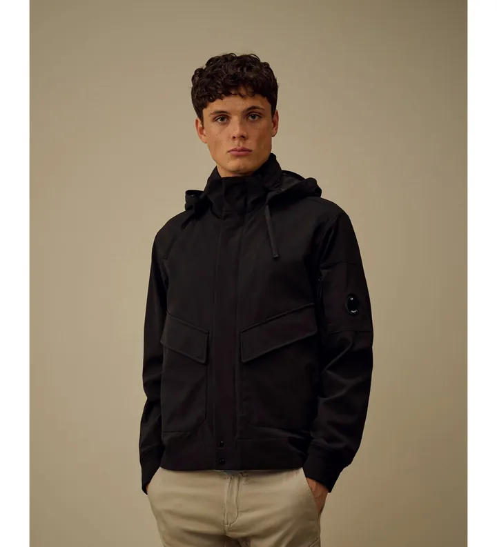 C.P. Company para hombre. 20CMOW001A005968A Chaqueta Shell-R Lens marino (S), Casual, Poliamida