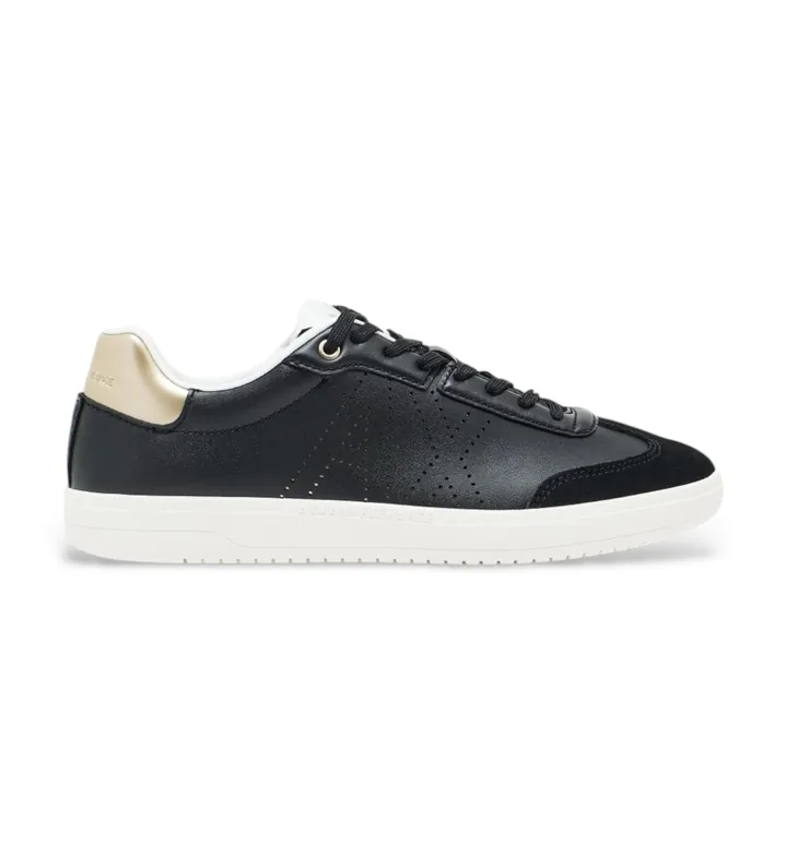 A|X Armani Exchange para mujer. XW002791AF26936MZ815 Zapatillas Detalle negro (35), Plano, Cordones, Casual