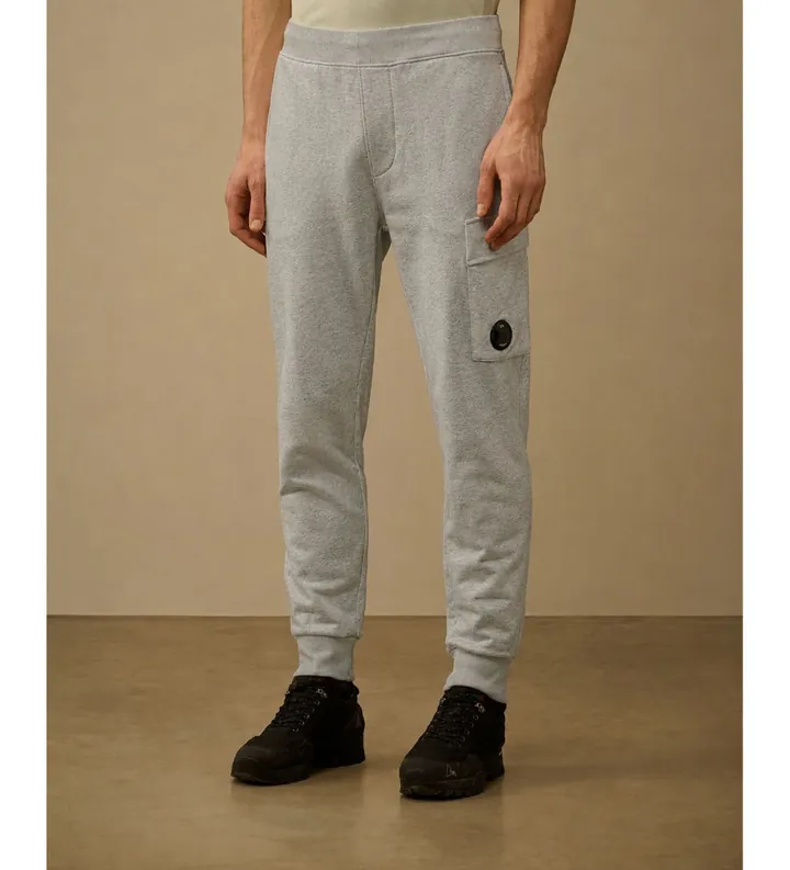 C.P. Company para hombre. RCCMSP717A005086W Pantalón Diagonal Raised Fleece Lens gris (L), Casual, Algodón