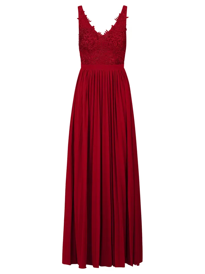 Kraimod Vestido de noche  rojo carmesí