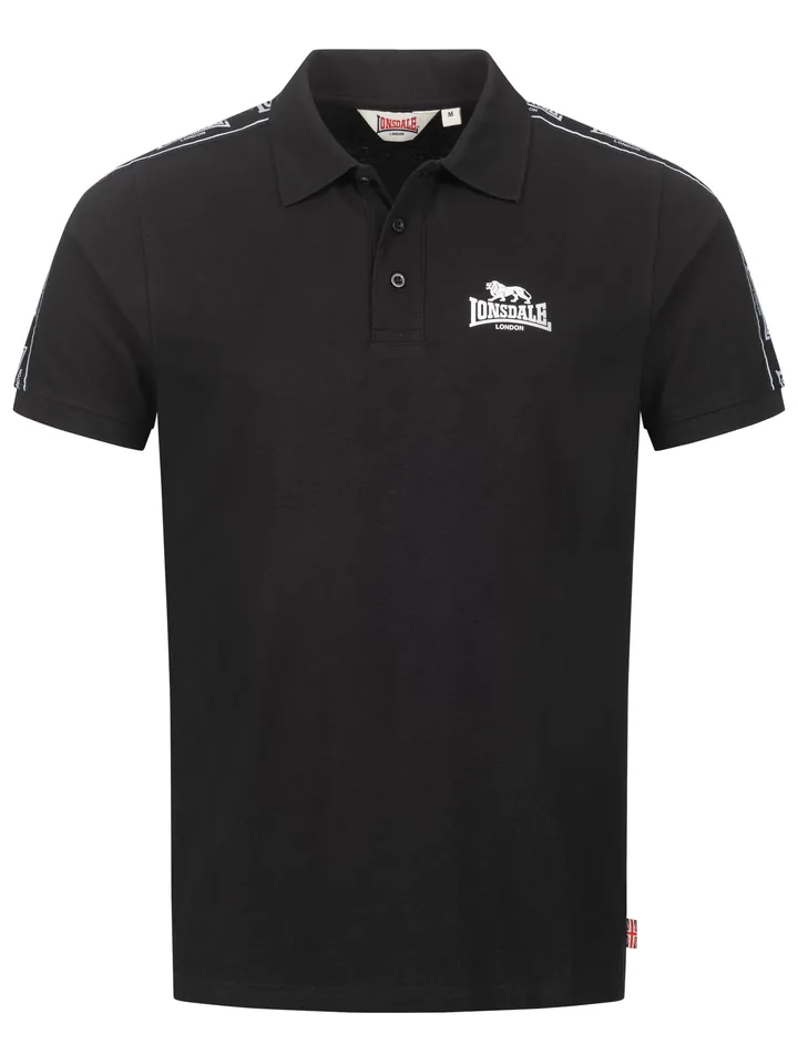 LONSDALE Camiseta 'Setter'  negro / blanco