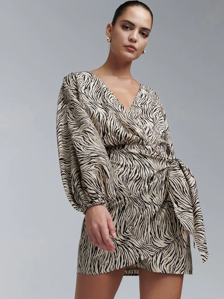 BWLDR Vestido 'Greece' beige / negro