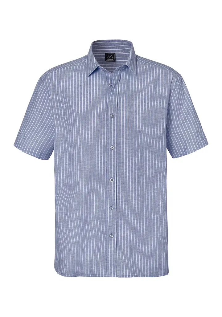 JOHN DEVIN Camisa  azul paloma / blanco