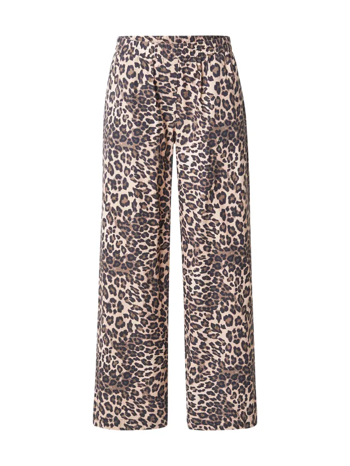 modström Pantalón 'Mood' navy / marrón claro / taupe