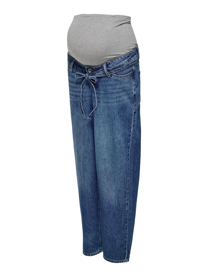 Only Maternity Vaquero 'OLMGianna' azul denim / gris moteado