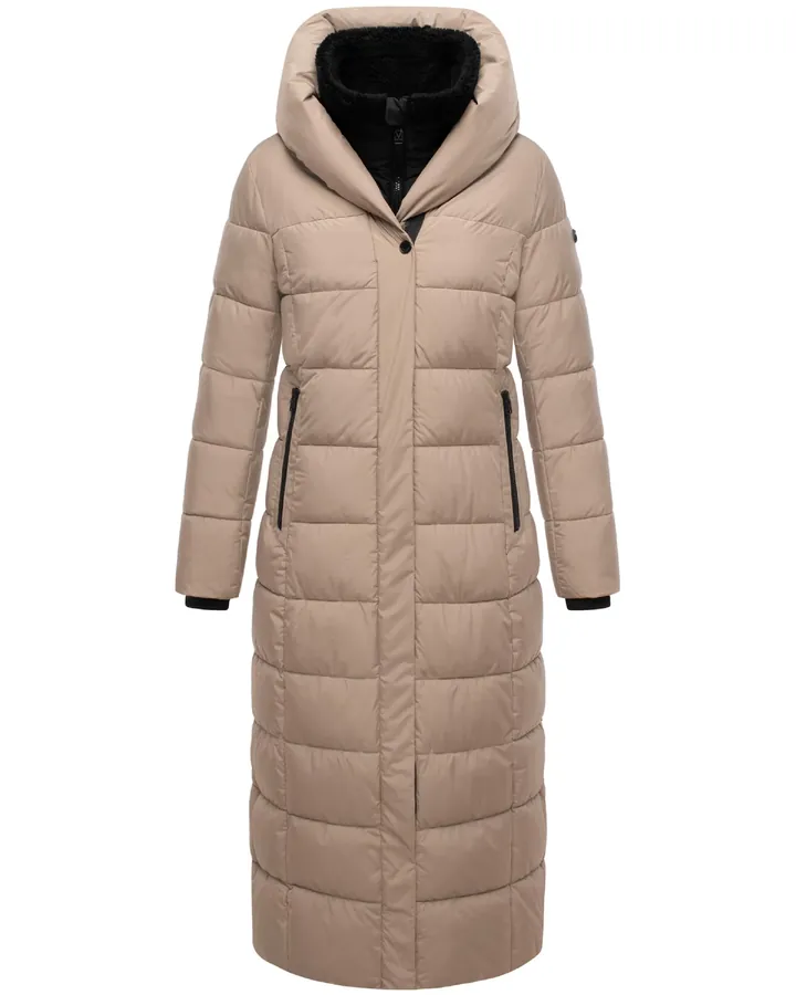 MARIKOO Abrigo de invierno 'Pakoraa 16' beige oscuro