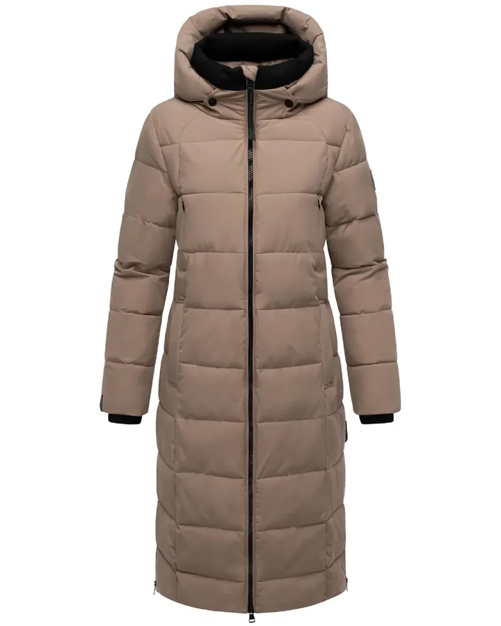 MARIKOO Abrigo de invierno 'Lanitaa XVI'  taupe