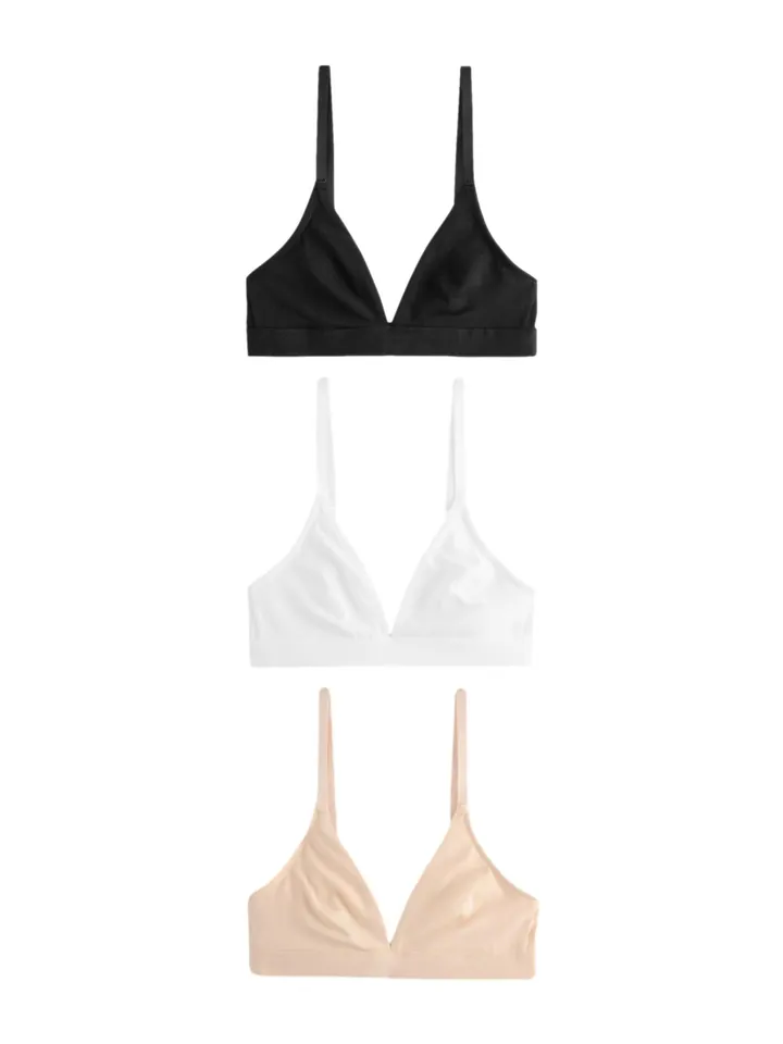 Next Sujetador  beige claro / negro / blanco