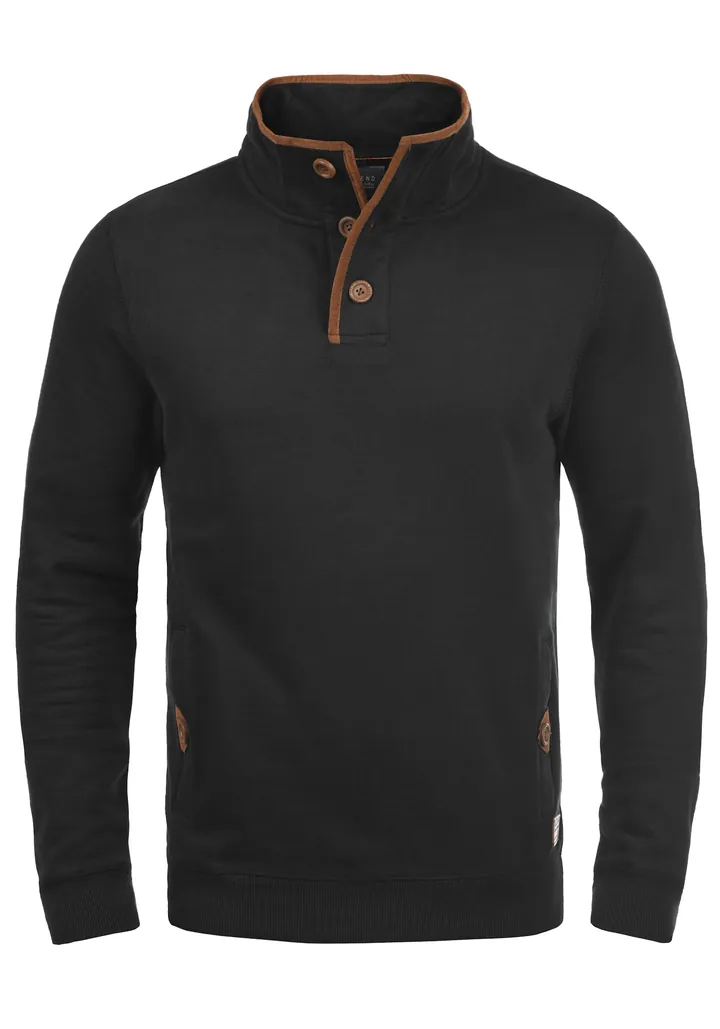 BLEND Sudadera 'Achlias'  marrón / negro