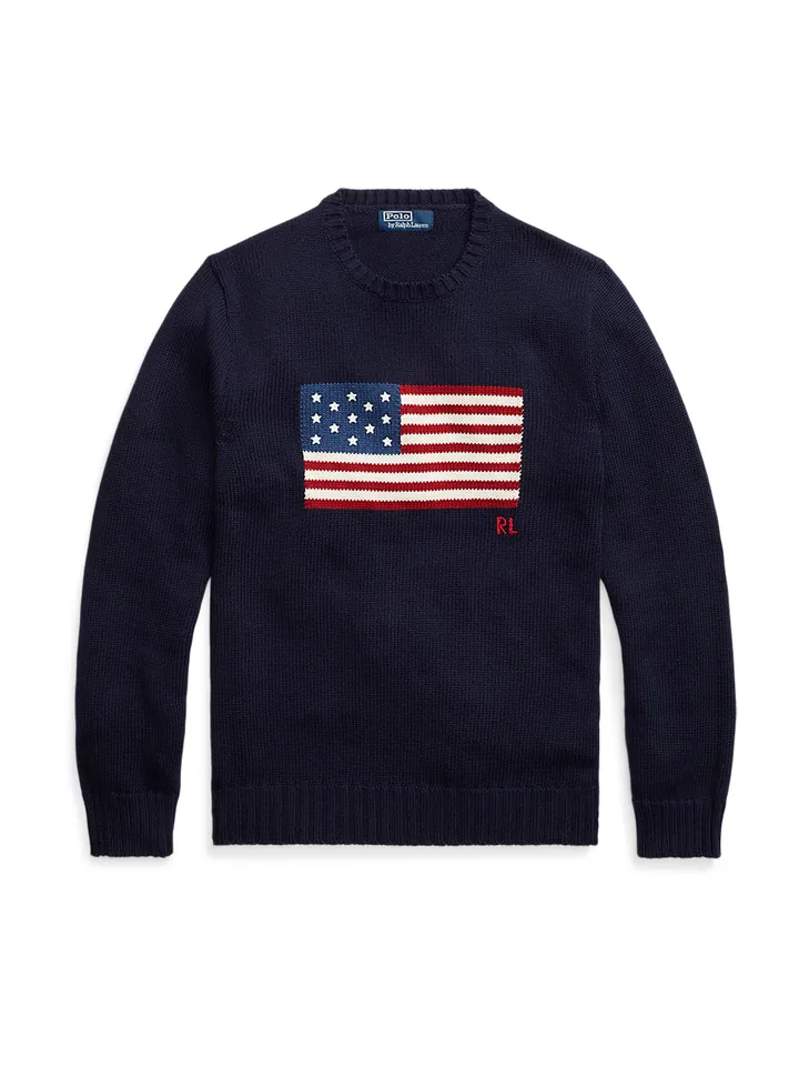 Polo Ralph Lauren Jersey navy / azul cielo / granadina / blanco