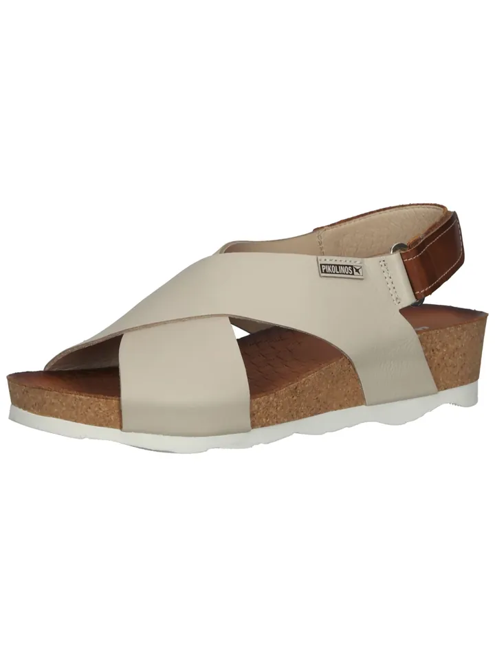 PIKOLINOS Sandalias 'Mahon' kitt / marrón oscuro / negro