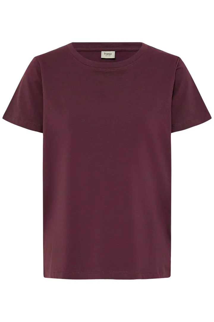 Fransa Camiseta 'Zashoulder 1'  rojo vino