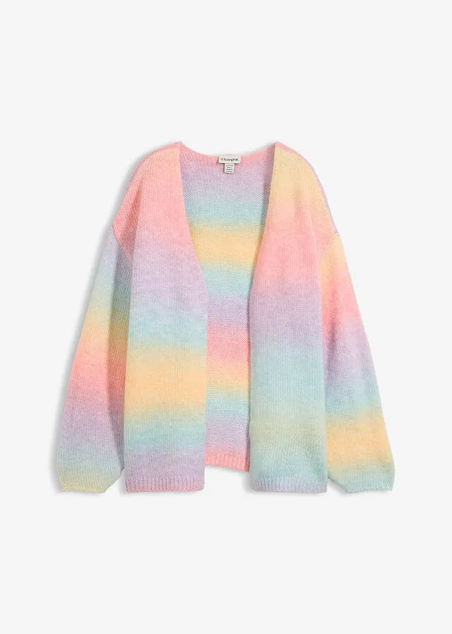 Chaqueta de punto grueso en suave mezcla de lana
