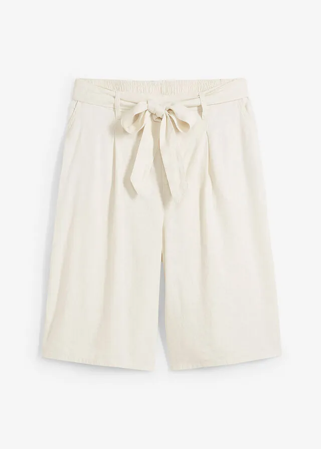 Bermudas de lino