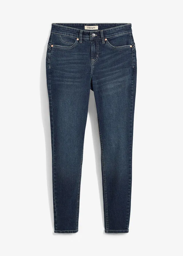 Vaqueros skinny, mid waist, elásticos