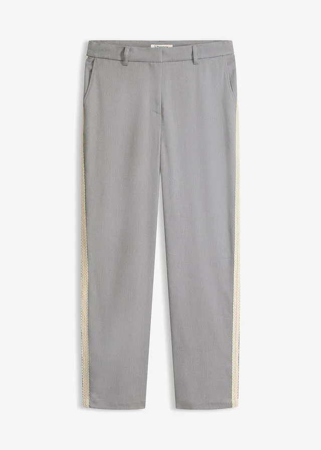 Pantalón de traje con cinturilla cómoda