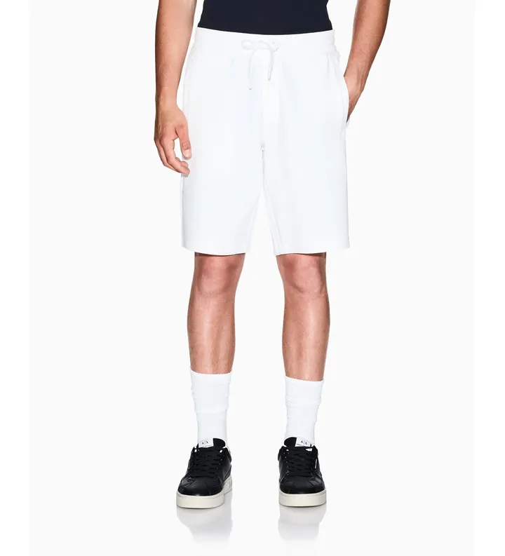 A|X Armani Exchange para hombre. XM000372AF10818U0009 Bermudas Bonded blanco (L), Casual, Algodón