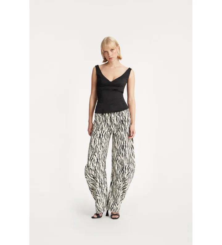Rotate para mujer. 114339858 Pantalón Cassandria blanco (34), Casual, Algodón Orgánico, Sostenible