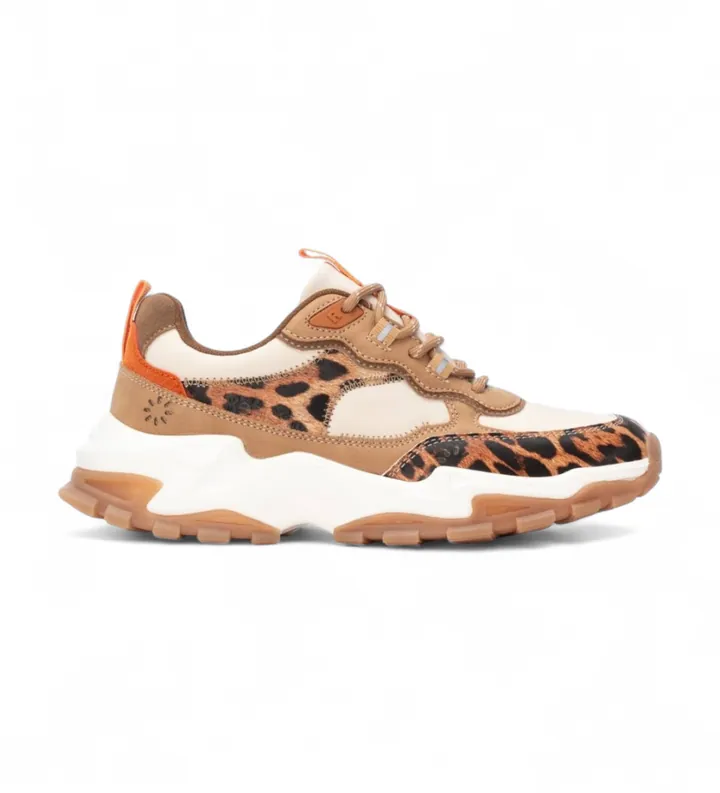 Refresh para mujer. 17310403-CAMEL Zapatillas 173104 marrón (35), 3 a 5cm, Cordones, Casual