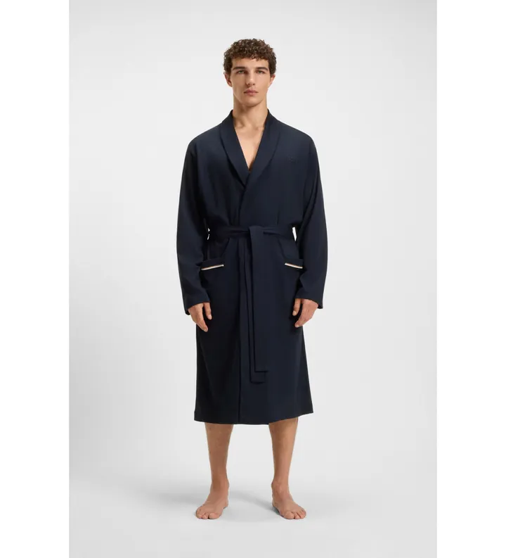 BOSS para hombre. 50545943 Bata BM marino (L), Homewear, Poliéster
