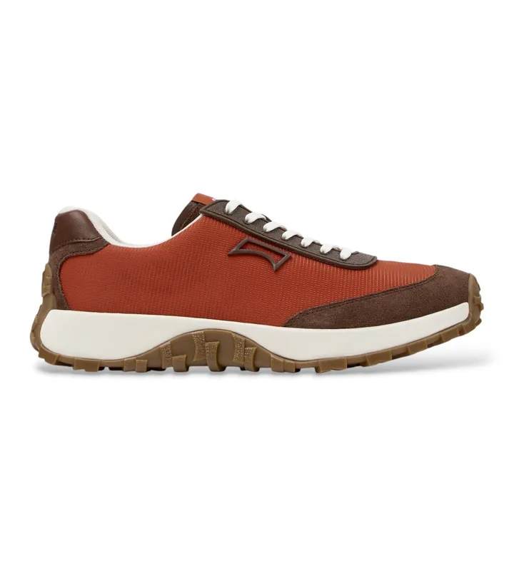 Camper para hombre. K100864-053 Zapatillas Drift Trail naranja (39), Plano, Cordones, Casual, Poliéster reciclado