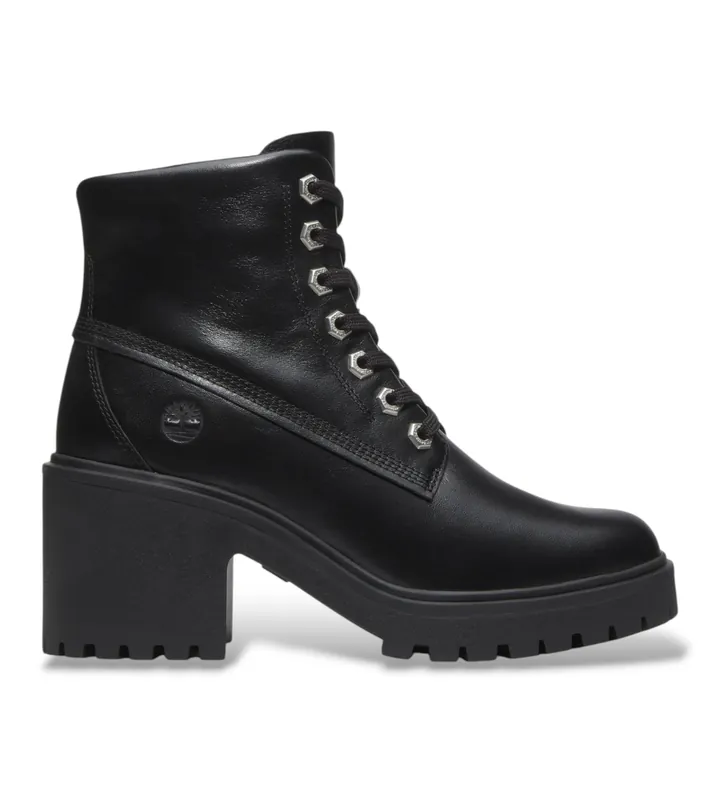 Timberland para mujer. TB0A5S49W021 Botines de piel Stone Heights negro (36 W), 5 a 8cm, Cordones, Casual
