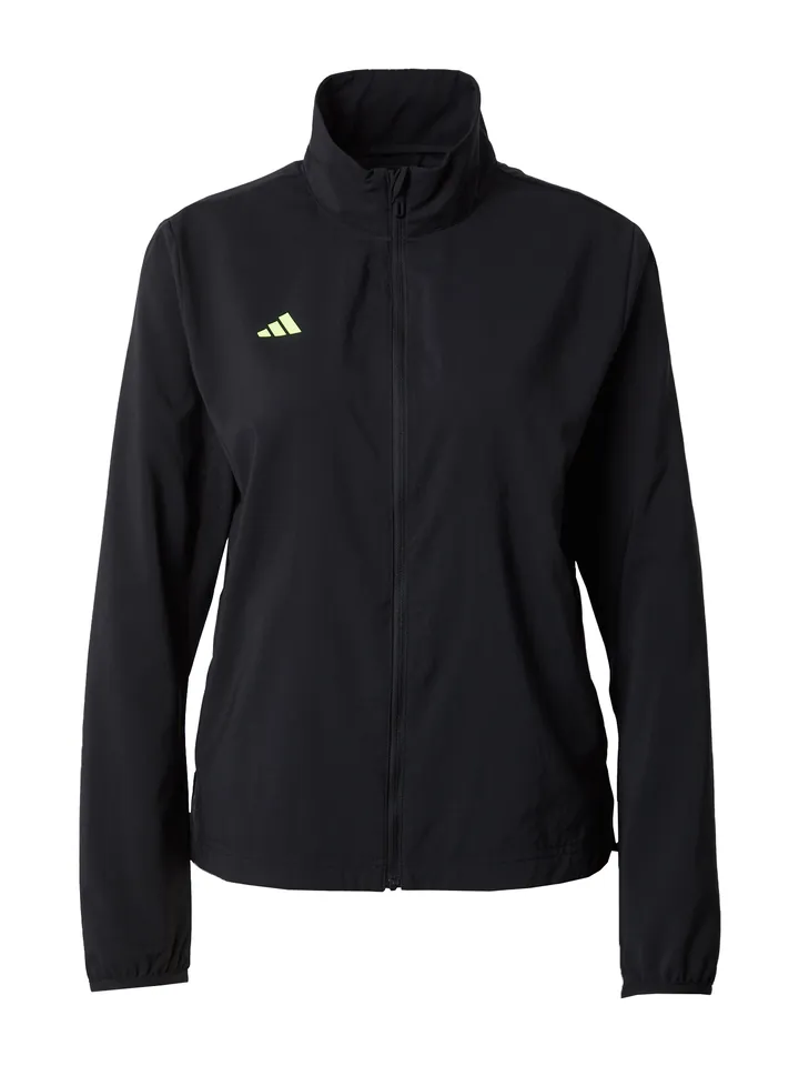 ADIDAS PERFORMANCE Chaqueta deportiva 'Adizero Essentials' lima / negro