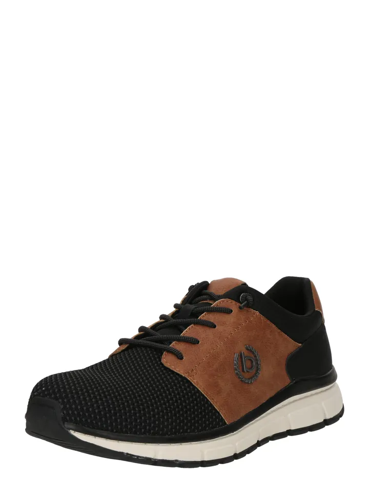 bugatti Zapatillas deportivas bajas cognac / negro