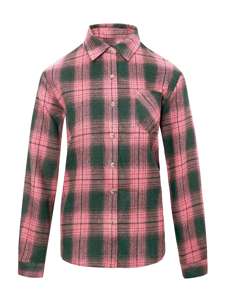 Imily Bela Blusa esmeralda / rosa