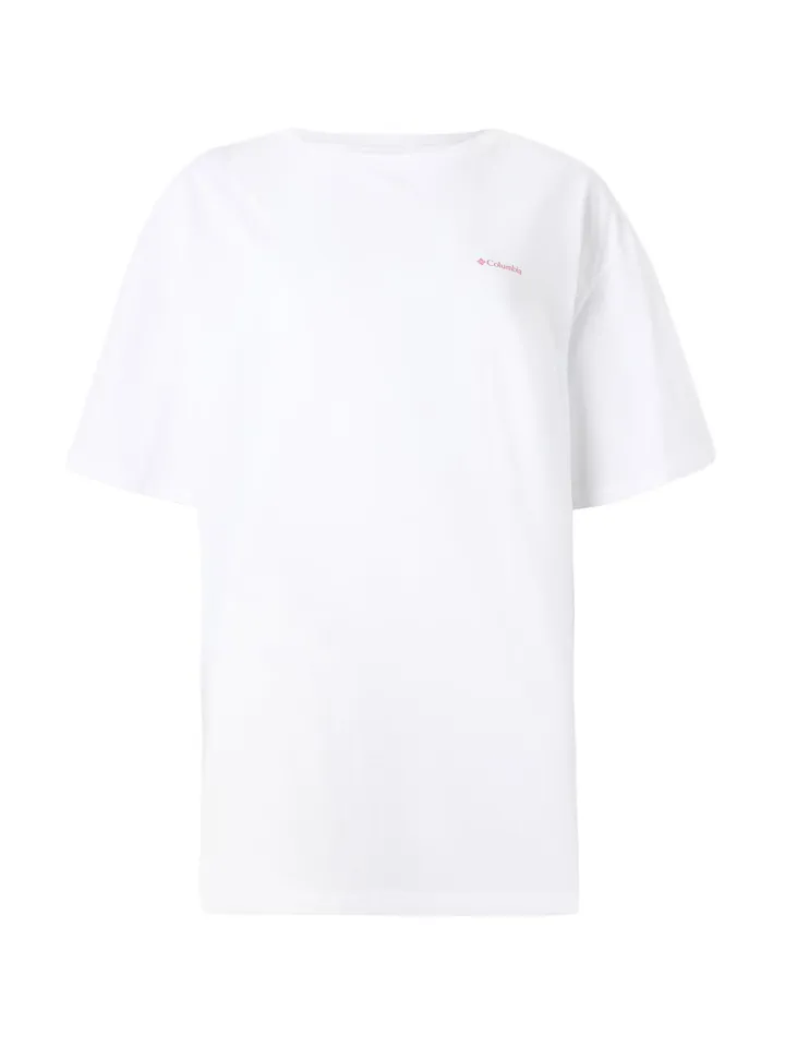 COLUMBIA Camiseta funcional 'Rolling Bend™' melocotón / pitaya / blanco