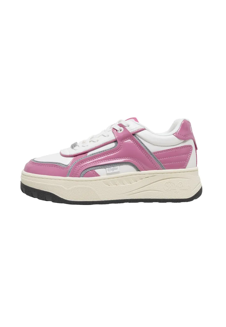 BUFFALO Zapatillas deportivas bajas 'Milano' rosa / blanco