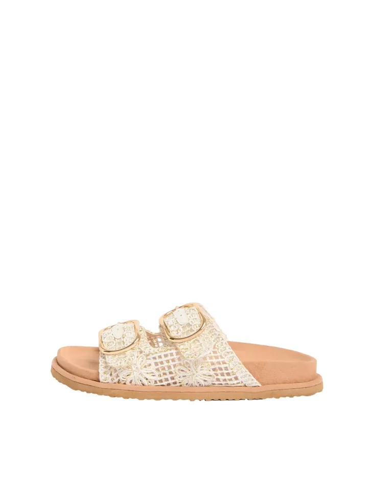 Lipsy Zapatos abiertos  crema / oro