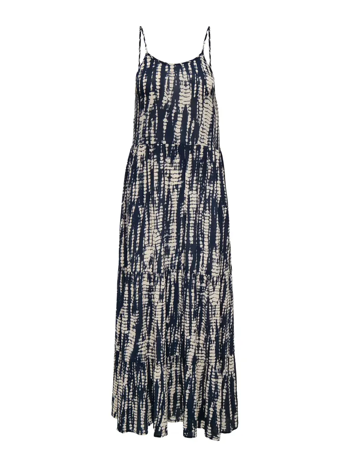 ONLY Vestido de verano 'ONLMATEA' navy / gris claro