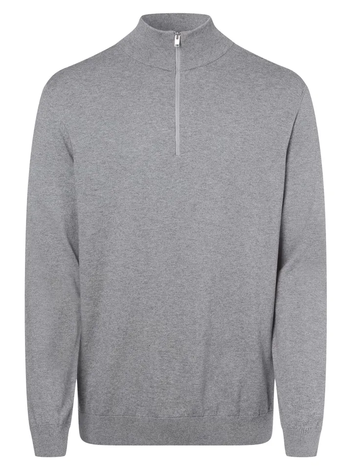 SELECTED Jersey 'Berg'  gris moteado
