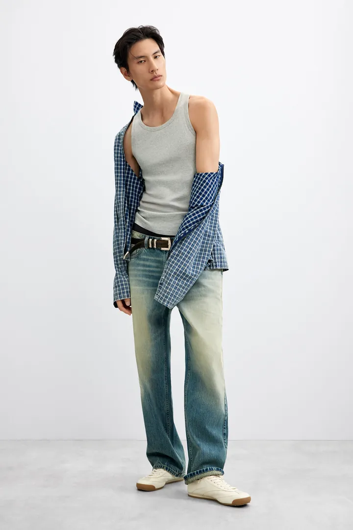 Desigual, Pantalón vaquero liso, Hombre, Algodon, Azul, 28