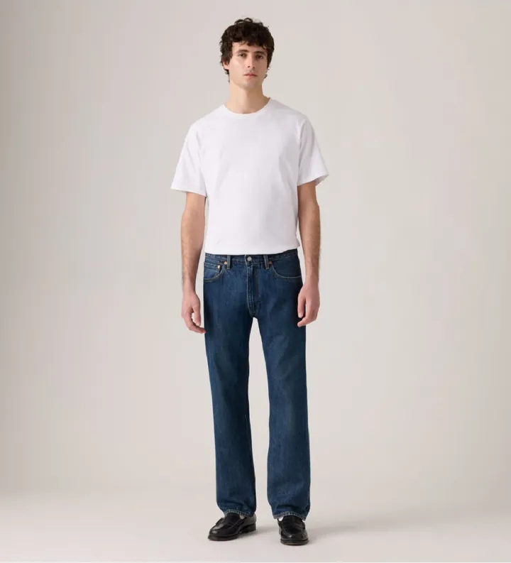 Levi's para hombre. 000LO-0035 Jeans 555 relaxed straight azul (30/32), Casual, Algodón, Denim