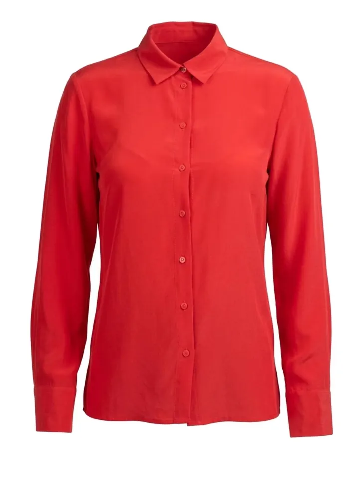 Posh Gear Blusa 'Seidenbluse Collettoseta' rojo oscuro