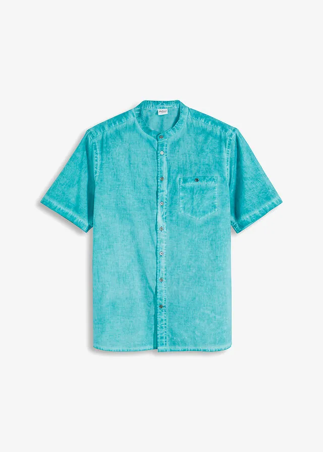 Camisa de manga corta con aspecto lavado