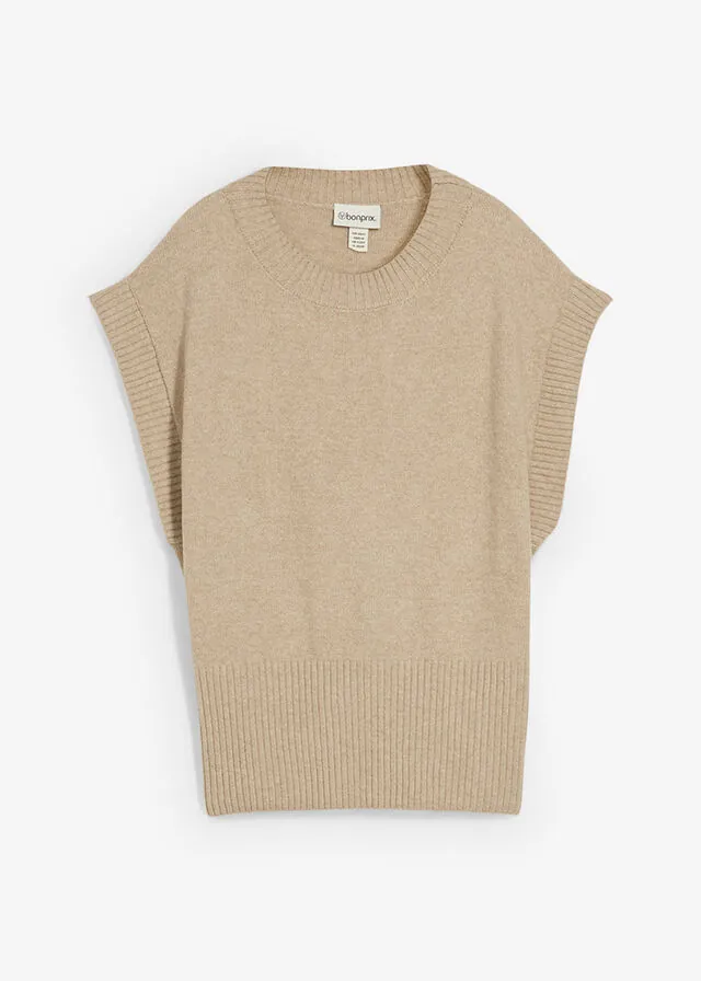 Jersey sin mangas oversized