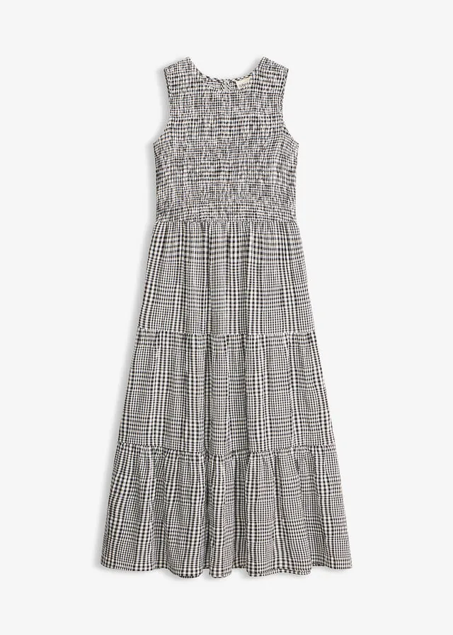 Vestido midi de mezcla de viscosa