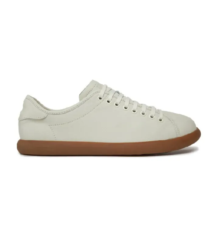 Camper para hombre. K100974-001 Zapatillas de piel Pelotas Soller blanco (41), Plano, Cordones, Casual