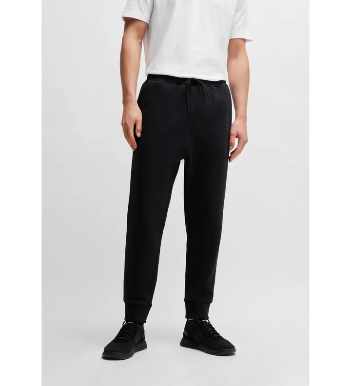 BOSS para hombre. 50506141 Pantalón Hadiko negro (L), Casual, Algodón