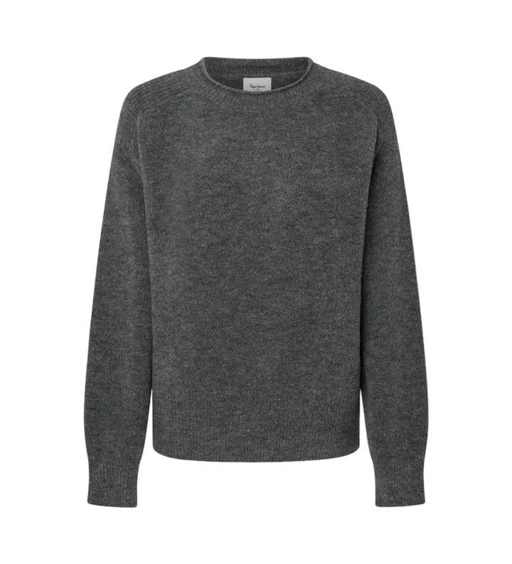 Pepe Jeans para mujer. PL702192 Jersey Irma Crew gris (S), Casual, Acrílico